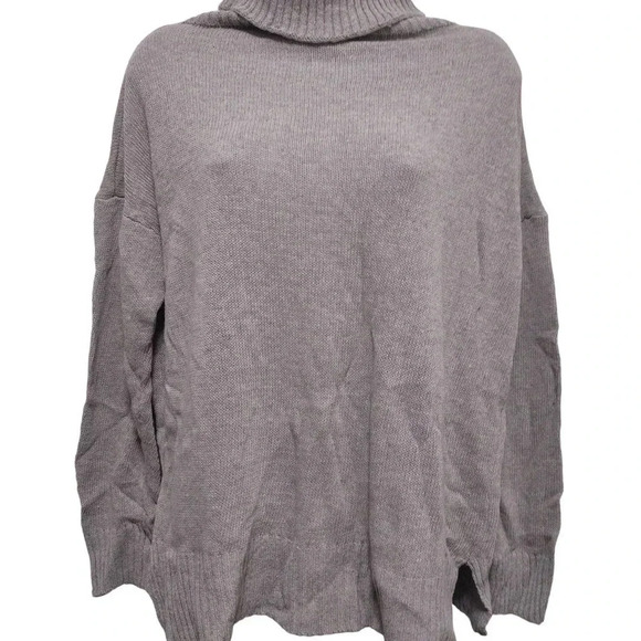 Unkown Sweaters - Turtle Neck light Grey pullover Sweater